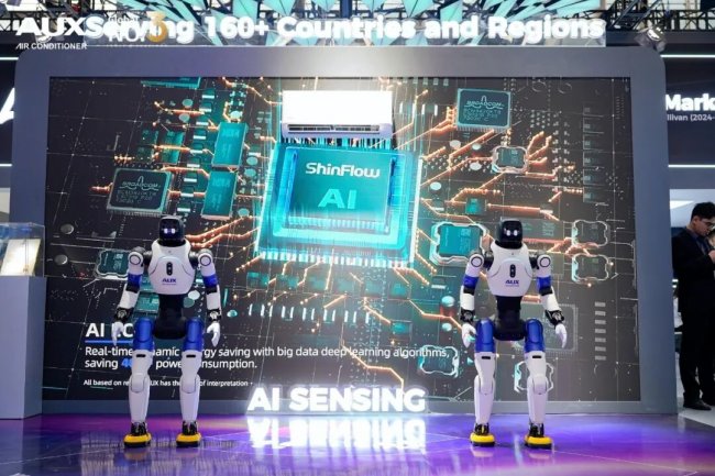 AI智能战略广交会全球首发！奥克斯空调全球化再次进阶领跑(图3)