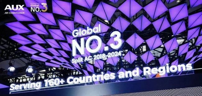 AI智能战略广交会全球首发！奥克斯空调全球化再次进阶领跑(图2)