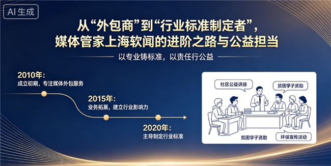 从“外包商”到“行业标准制定者”，媒体管家上海软闻的进阶之路与公益担当(图1)